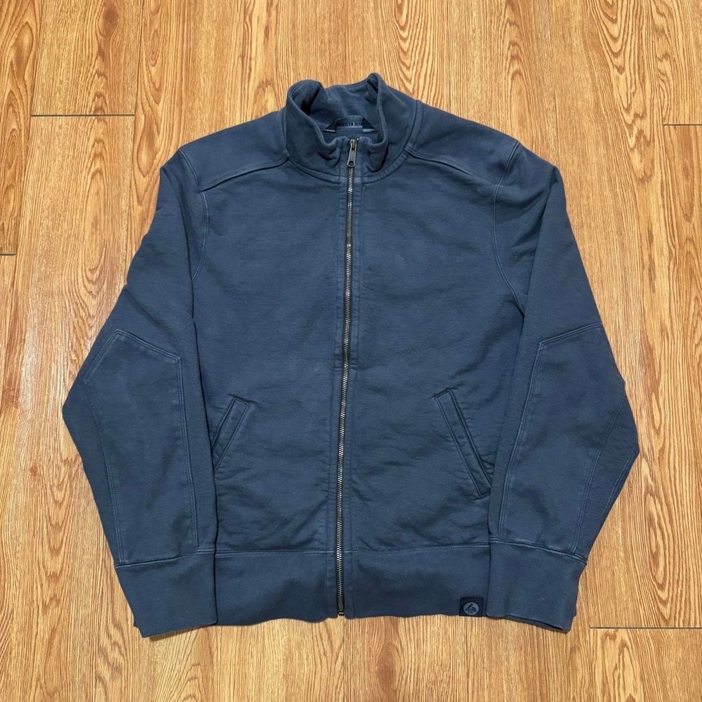 American Giant Men's Sweatshirt XL Full Zip Fleece Heavyweight Gray USA